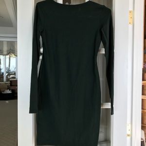 H&M Military Green Jersey Dress